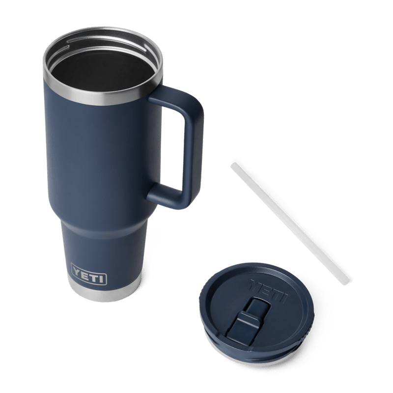 Load image into Gallery viewer, YETI Rambler 40 oz Travel Mug w/ Colour-Matched Straw Lid
