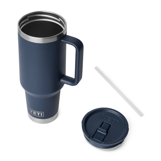 YETI Rambler 40 oz Travel Mug w/ Colour-Matched Straw Lid