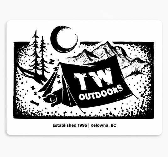 TW Outdoors Stickers - Dog Camping