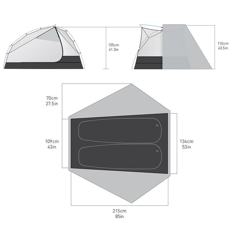 Load image into Gallery viewer, Sea to Summit Telos TR2 Plus Tent
