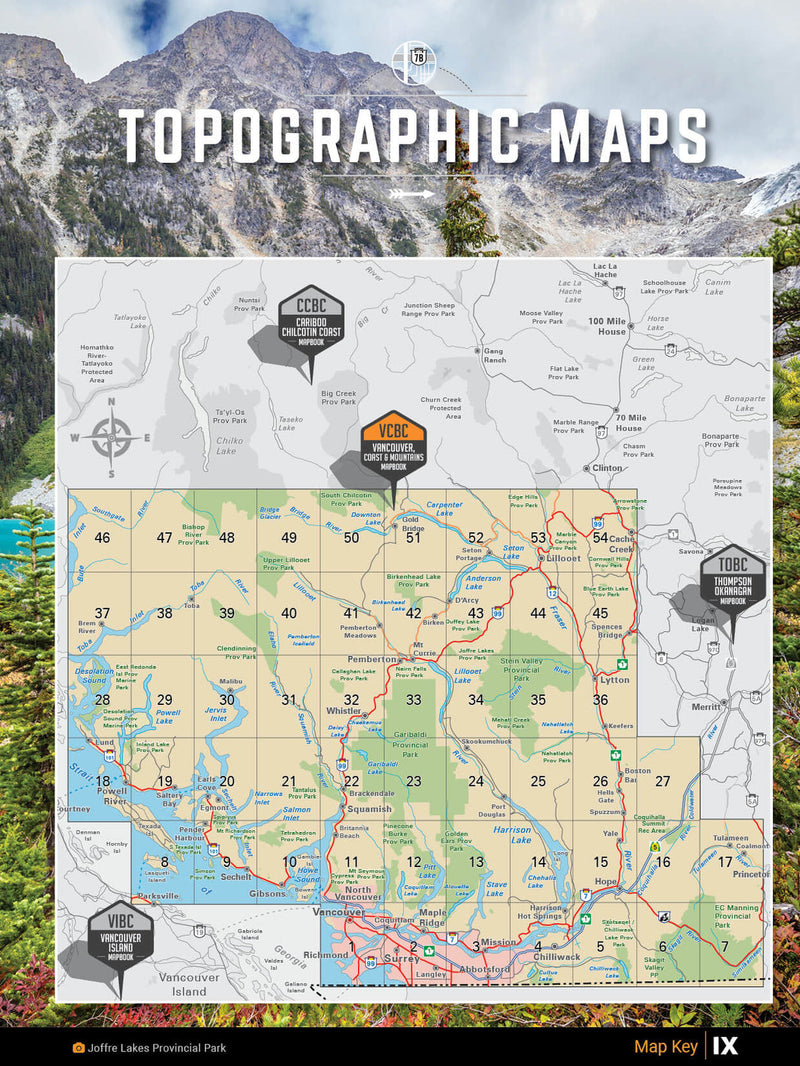 Load image into Gallery viewer, Backroad Mapbooks - Vancouver, Coast &amp; Mountains BC - 6th Edition Adventure
