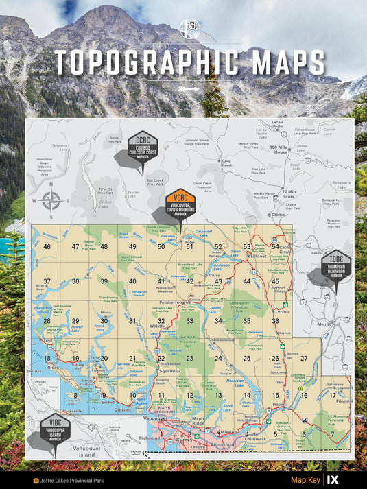 Backroad Mapbooks - Vancouver, Coast & Mountains BC - 6th Edition Adventure
