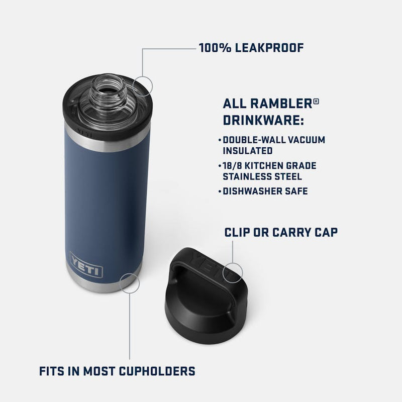 Load image into Gallery viewer, YETI Rambler 18 Oz. (532 ml) Bottle w/ Chug Cap
