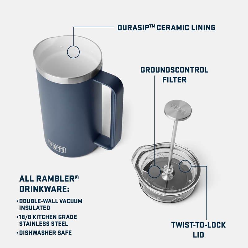 Load image into Gallery viewer, YETI Rambler 34 oz (1L) French Press
