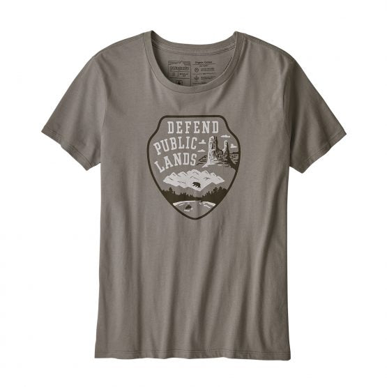 Load image into Gallery viewer, Patagonia Women's Defend Public Lands Organic Crew T-Shirt
