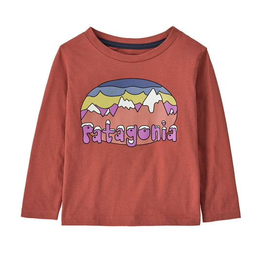 Patagonia Baby Long-Sleeved Fitz Roy Flurries T-Shirt