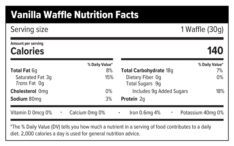Load image into Gallery viewer, #flavor_energy waffle - vanilla

