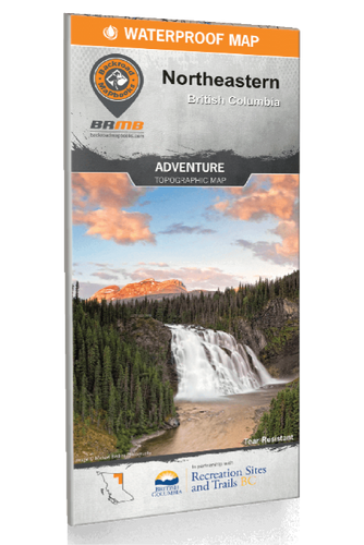 Backroad Mapbooks Waterproof Map - Northeastern BC - Adventure