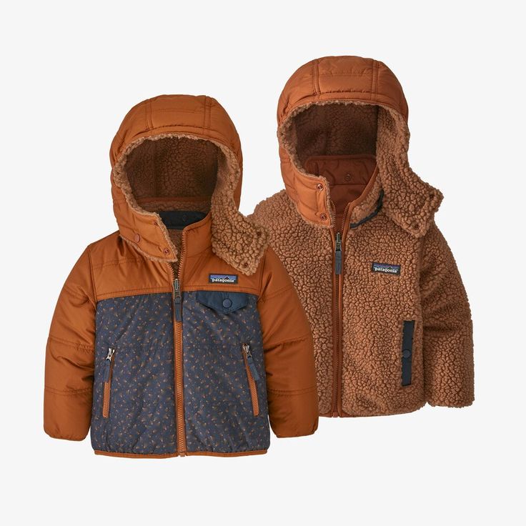 Patagonia リバーシブル・トリブルズ・フーディ 5T 110cm Patagonia Reversible Tribbles Hoody - Baby | Altitude Sports