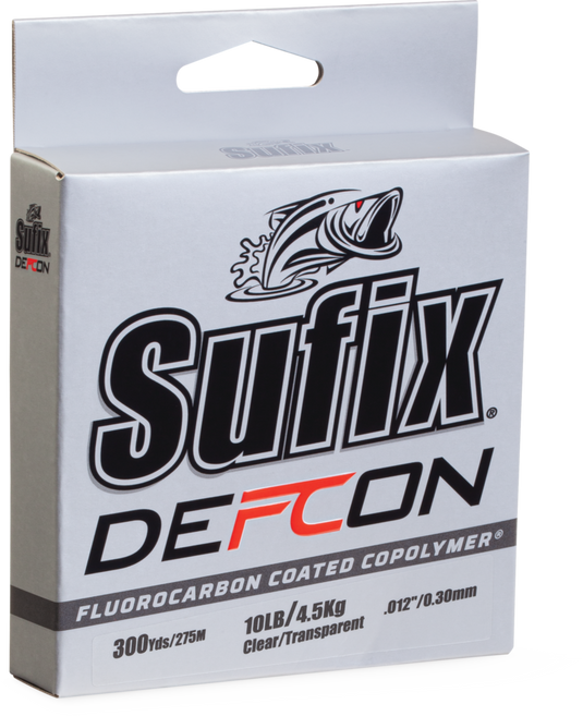 Sufix Defcon -  Fluorocarbon coated copolymer® line