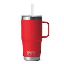 Load image into Gallery viewer, YETI Rambler 20 oz Travel Mug w/ Colour-Matched Straw Lid
