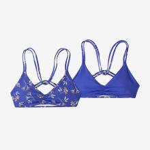 Load image into Gallery viewer, Patagonia Women&#39;s Reversible Seaglass Bay Bikini Top

