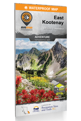 Backroad Mapbooks Waterproof Map - East Kootenay BC - Adventure