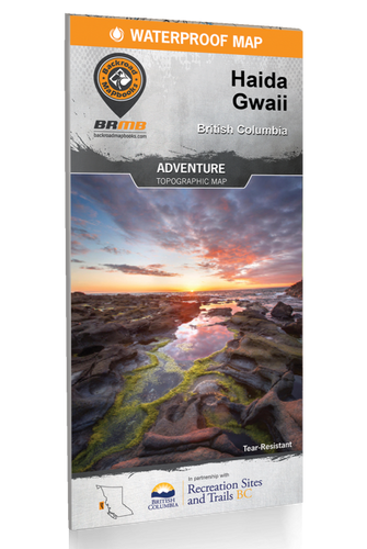 Backroad Mapbooks Waterproof Map - Haida Gwaii BC - Adventure