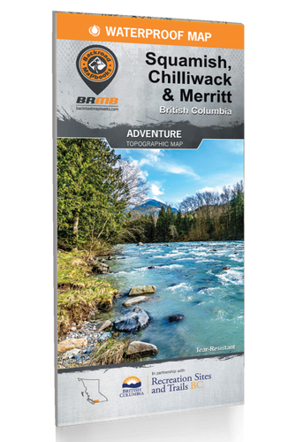Backroad Mapbooks Waterproof Map - Squamish, Chilliwack & Merrit BC - Adventure