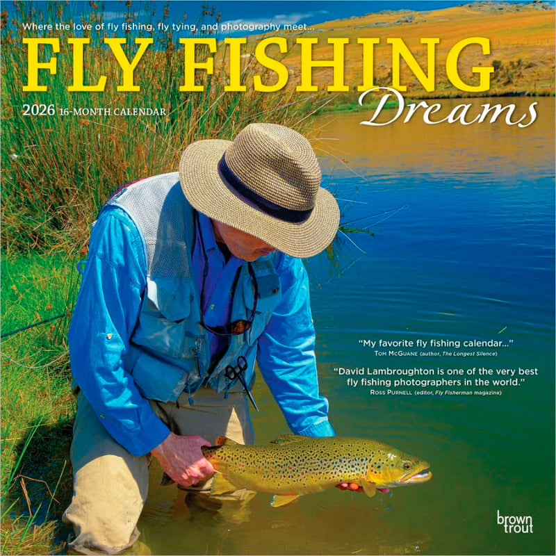 Load image into Gallery viewer, David Lambroughton Fly Fishing Dreams Calendar 2026
