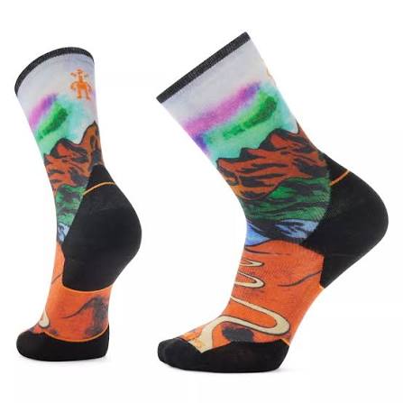 Smartwool Targeted Cushion Singletrack Print Crew Socks