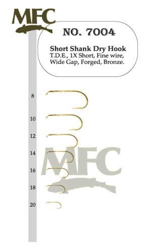 MFC 7004 Short Shank Dry Fly