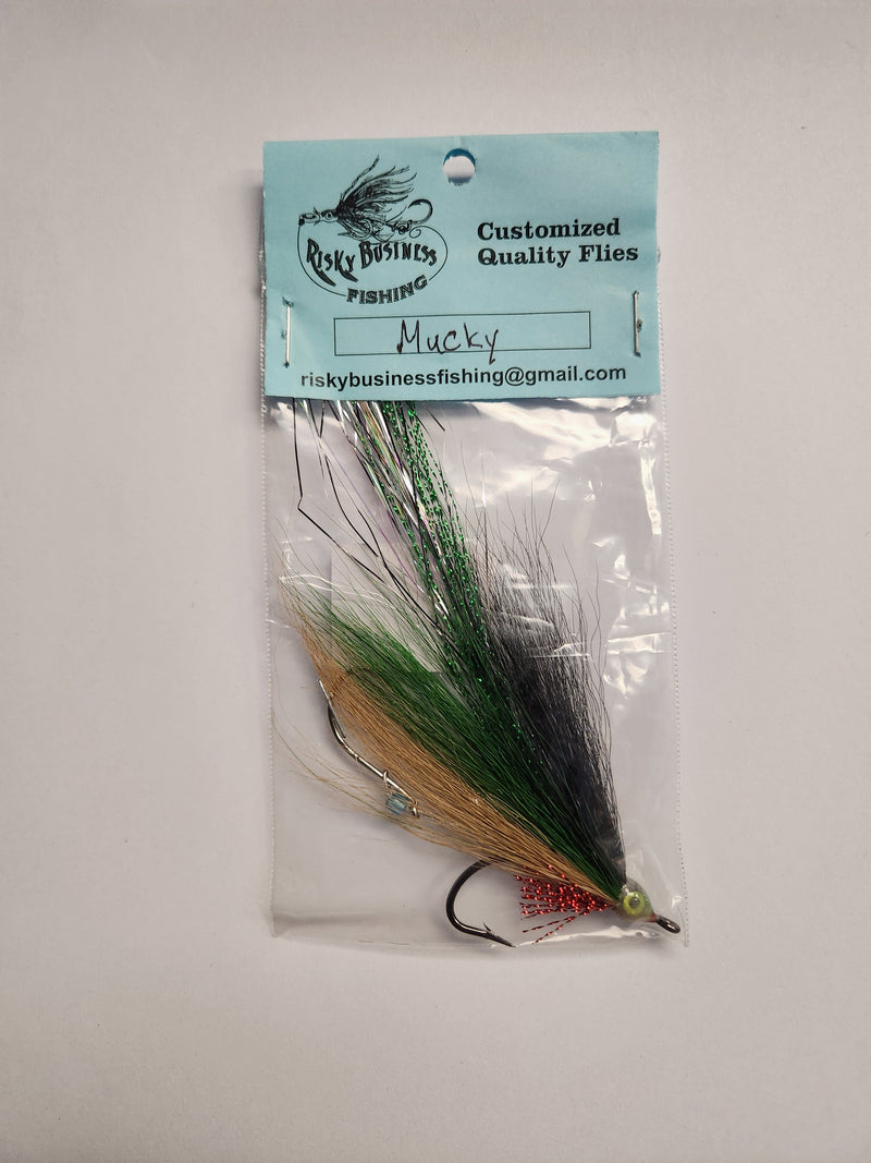 Load image into Gallery viewer, Risky Business 4&quot; Bucktail Flies
