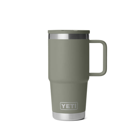 YETI Rambler 20 oz Travel Mug w/ Colour-Matched Straw Lid