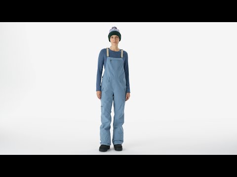 Load and play video in Gallery viewer, Patagonia Women's Powder Town Bibs - Reg
