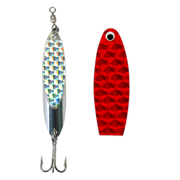 Deadly Dick Standard Lure 3/4 oz Fluorescent Prism Scale