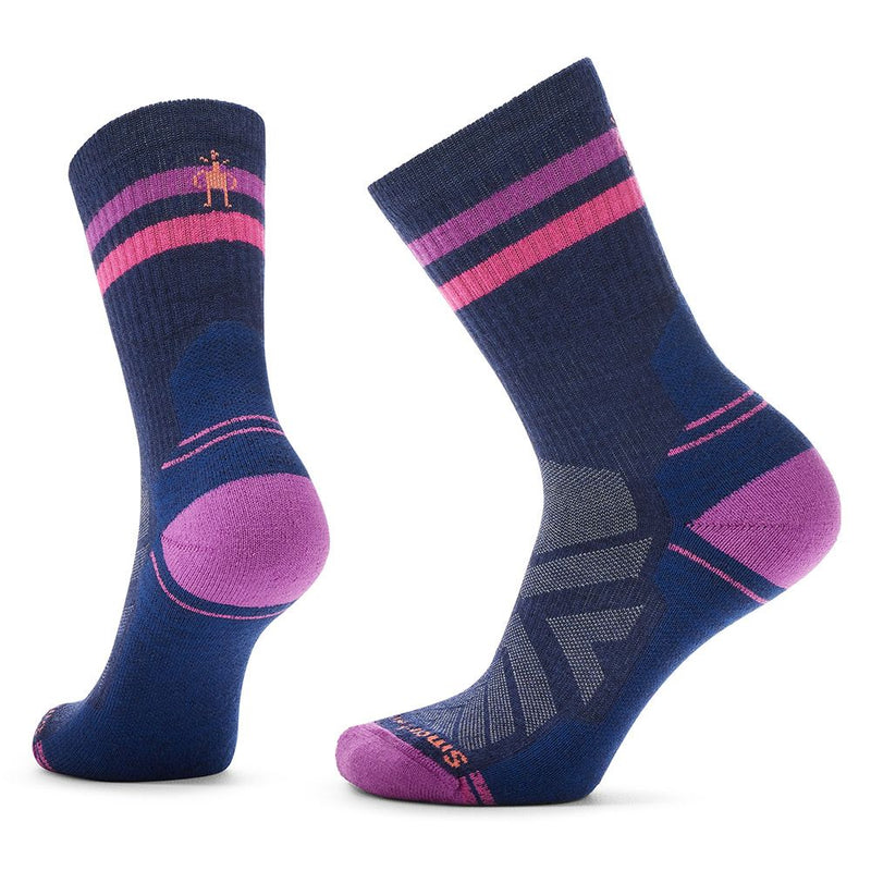 Load image into Gallery viewer, Smartwool Women&#39;s Hike Light Cushion Tube Stripe Crew Socks
