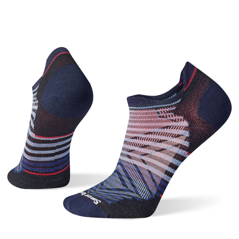 Load image into Gallery viewer, Smartwool Run Zero Cushion Low Ankle Pattern Socks

