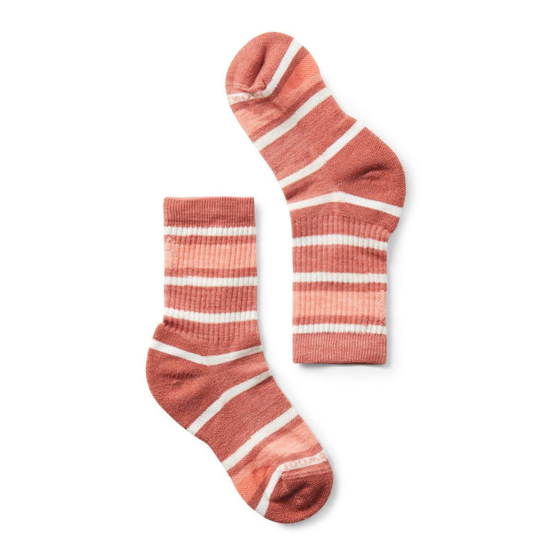 Load image into Gallery viewer, Smartwool Kids&#39; Hike Light Cushion Striped Crew Socks

