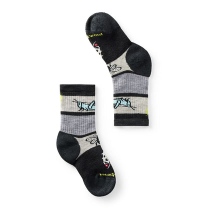 Smartwool Kids' Hike Full Cushion Garden Bugs Pattern Crew Socks