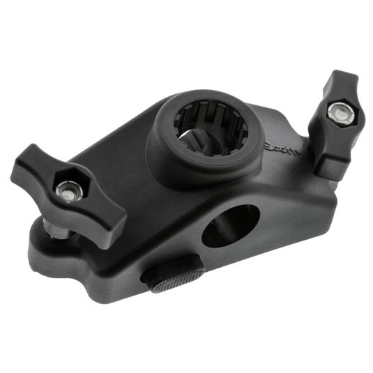 Scotty #343 Locking Gunnel Track Mount Black