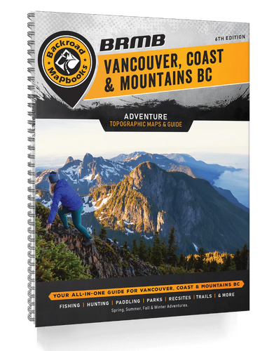 Backroad Mapbooks Vancouver Island BC - Fishing Charts Collection