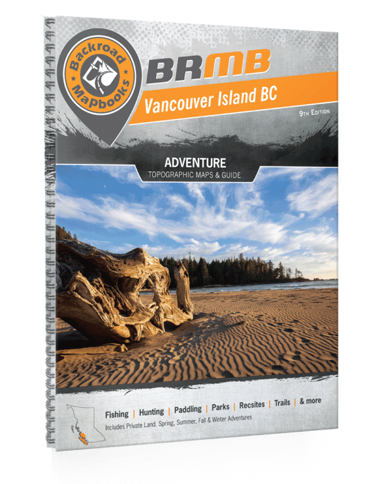 Backroad Mapbooks - Vancouver Island BC - 9th Edition Adventure