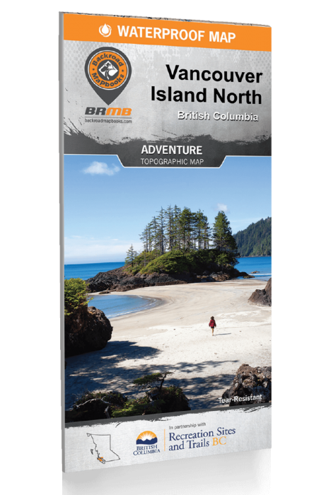 Backroad Mapbooks Waterproof Map - Vancouver Island North BC - Adventure