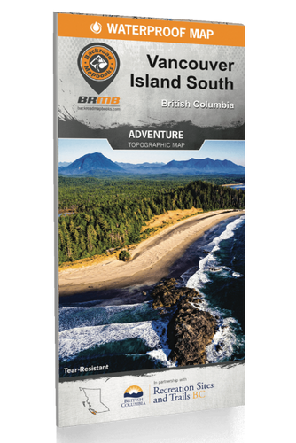 Backroad Mapbooks Waterproof Map - Vancouver Island South BC - Adventure