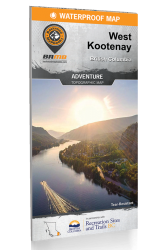 Backroad Mapbooks Waterproof Map - West Kootenay BC - Adventure - 3rd Edition