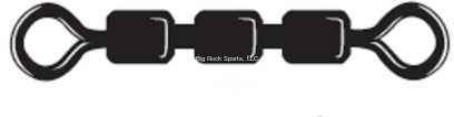 Mustad High Speed Bead Chain Swivel 12pk Black Nickel