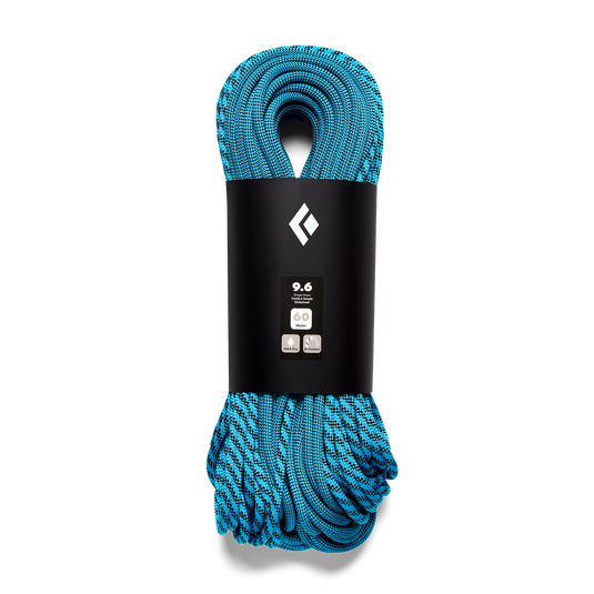 Black Diamond 9.6 Dry Climbing Rope - Bi-Pattern