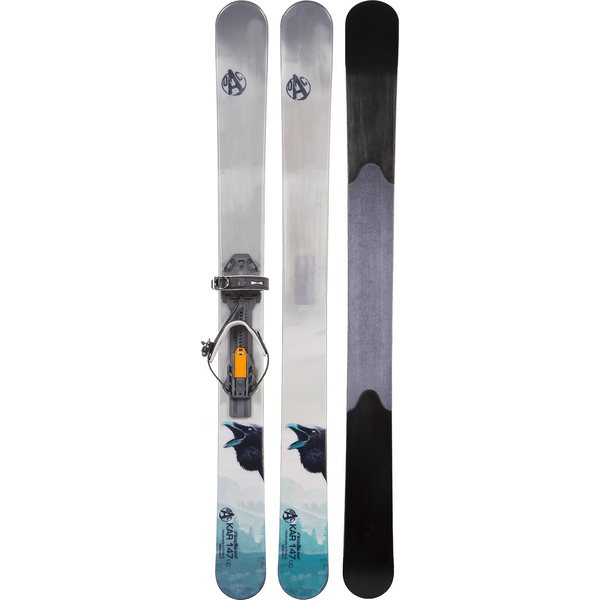 Load image into Gallery viewer, OAC Skinbased KAR 147 Skis with EA Univrsal Bindings - [Oversized Item; Extra Shipping Charge*]

