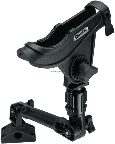 Scotty #388-BK Baitcaster Rod Holder w/ 0429 and w/ 0241L, Black (4488678)