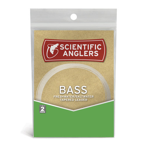 Scientific Anglers Bass Nylon Leaders - 2 Pack