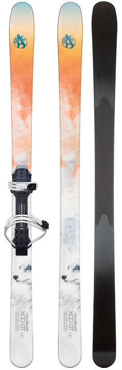 OAC Skinbased XCD GT 160 Skis with EA Universal Bindings - [Oversized Item; Extra Shipping Charge*]