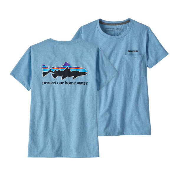 Load image into Gallery viewer, Patagonia Women's Home Water Trout Pocket Responsibili-Tee®
