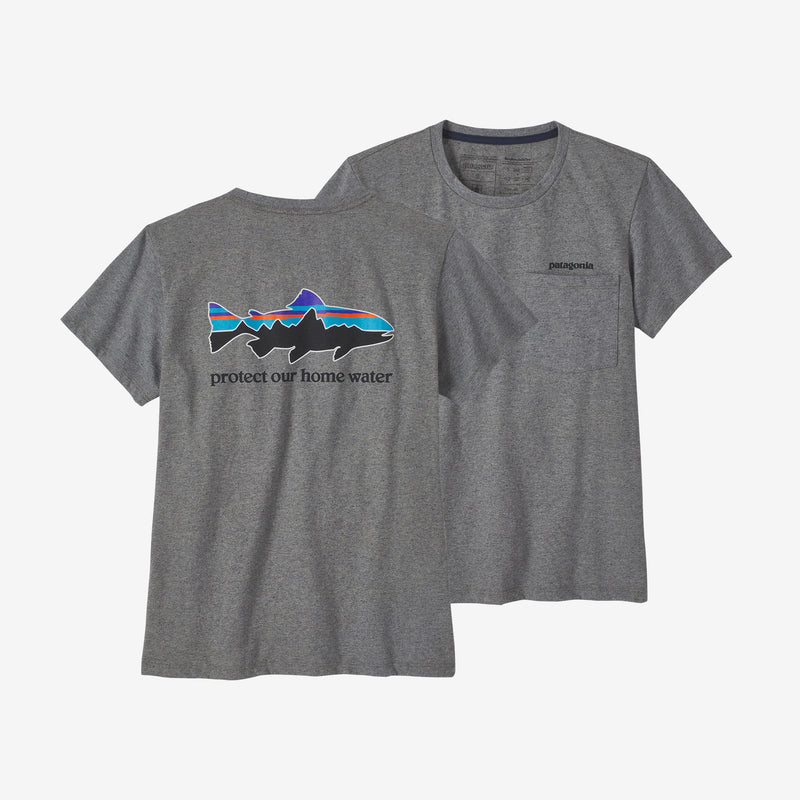 Load image into Gallery viewer, Patagonia Women's Home Water Trout Pocket Responsibili-Tee®
