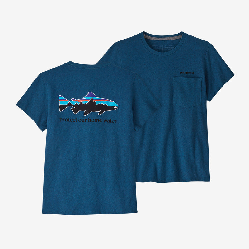 Load image into Gallery viewer, Patagonia Women's Home Water Trout Pocket Responsibili-Tee®
