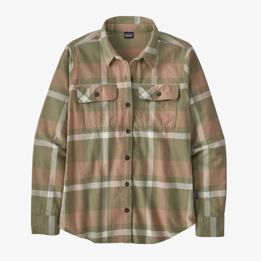 Patagonia Women's Long-Sleeved Organic Cotton Midweight Fjord Flannel Shirt