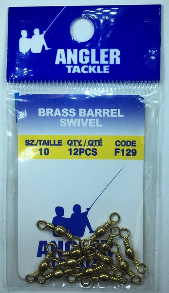 Angler Gold Barrel Swivel