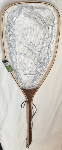 Angler Wooden Landing Net W/Clear Rubber
