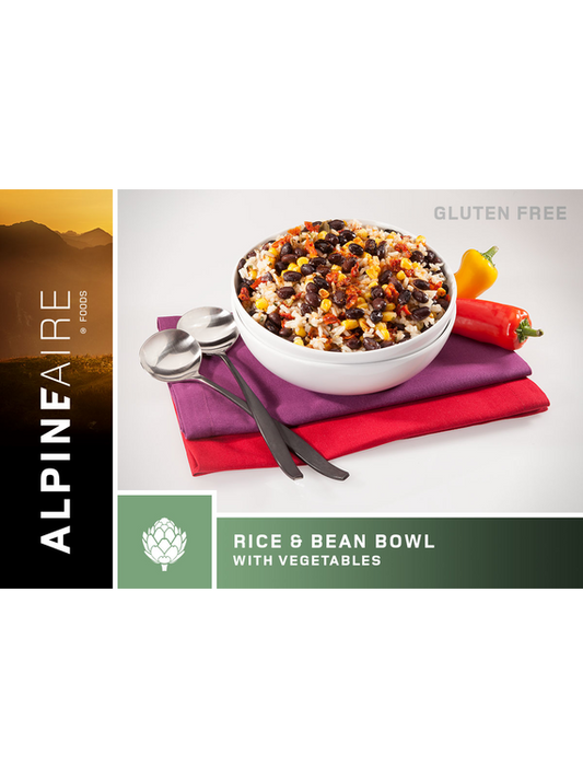 AlpineAire Rice and Bean Bowl with Vegetables