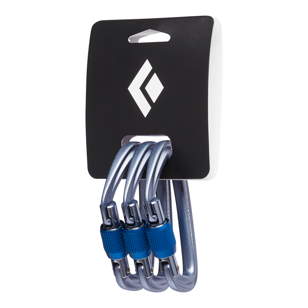 Black Diamond Hotforge Screwgate Carabiner 3 Pack